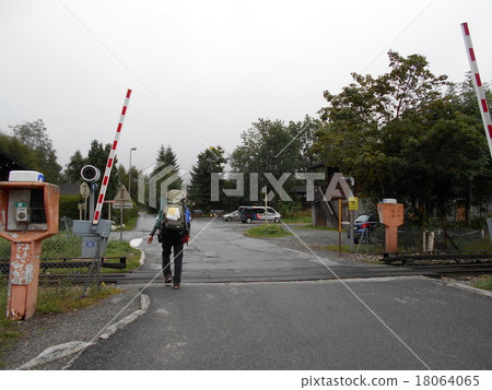 Railroad crossing Railroad crossing 18064065