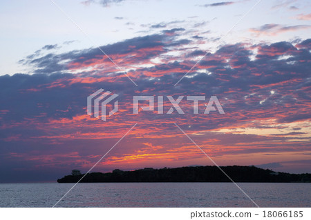 日落在西表島的日落 18066185