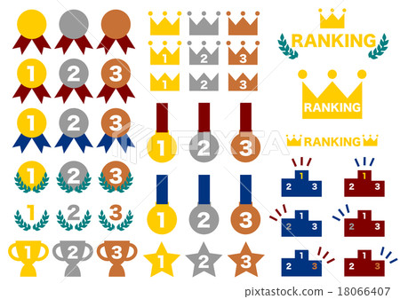 Ranking icon set Ranking icon set 18066407