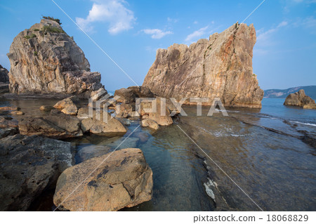 Hashima-iwa Nanki Kushimoto Wakayama的晚上風景 18068829