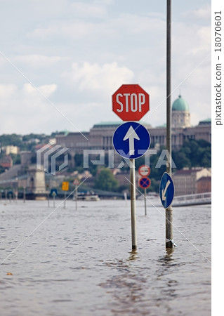 Flooded street Flooded street 18070601