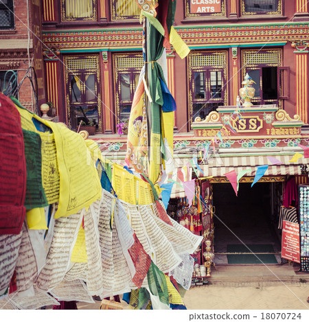 Boudhanath is a buddhist stupa in Kathmandu Nepal. Boudhanath is a buddhist stupa in Kathmandu Nepal. 18070724