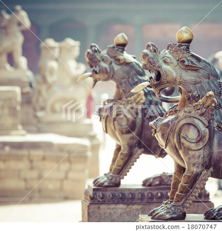 Temples of Durbar Square in Bhaktapur, Kathmandu 18070747
