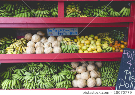 Pineapples and other fruits for sale  18070779