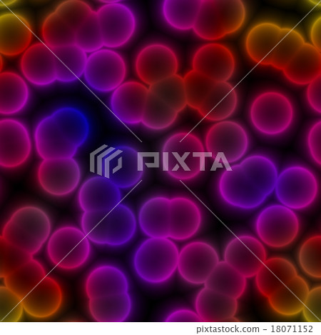 neon rainbow cells seamless pattern texture 18071152