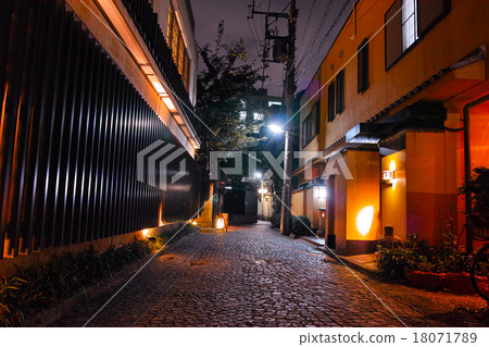 Night view of Kagurazaka Royal Town 18071789