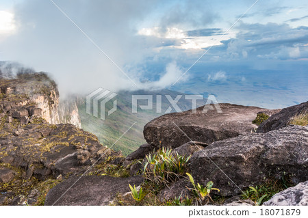 The view from the plateau of Roraima The view from the plateau of Roraima 18071879
