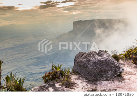 The view from the plateau of Roraima The view from the plateau of Roraima 18071880