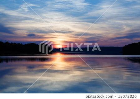 Beautiful view of the lake in Masuria District, Poland Beautiful view of the lake in Masuria District, Poland 18072826