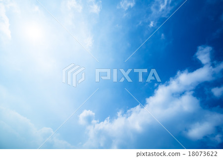 Clouds Cumulus clouds blue sky General sky and clouds white clouds autumn sky background material cloud blue sky synthesis background 18073622