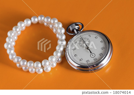 stopwatch on the white background 18074014