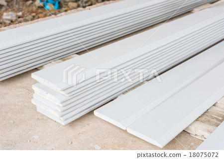 White wooden for construction White wooden for construction 18075072