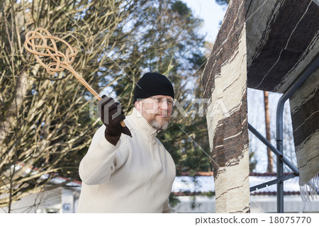 Man doing household chores Man doing household chores 18075770