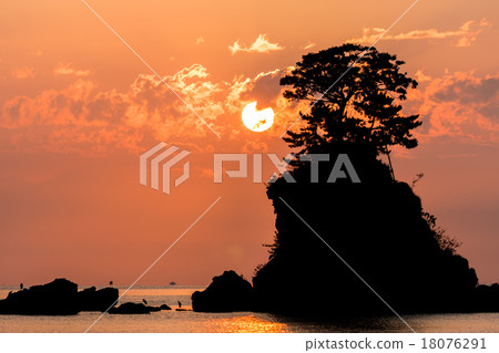 [富山縣] Ameyama海岸的光線 18076291