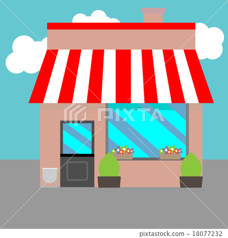 Small street shops Small street shops 18077232