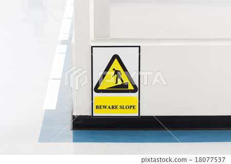Slope caution board information Slope caution board information 18077537