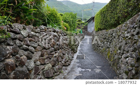 鹿兒島縣大分（Oto）石垣島的村莊 18077932