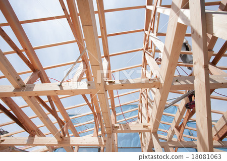 Construction of wooden houses 18081063