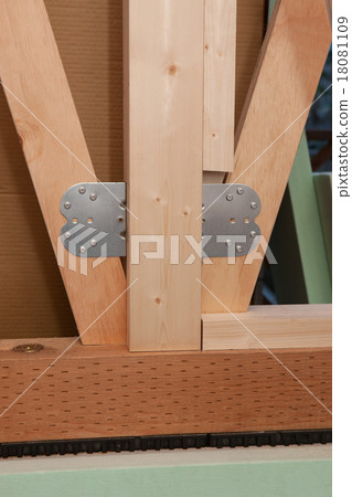 Wooden houses under construction Wooden houses under construction 18081109