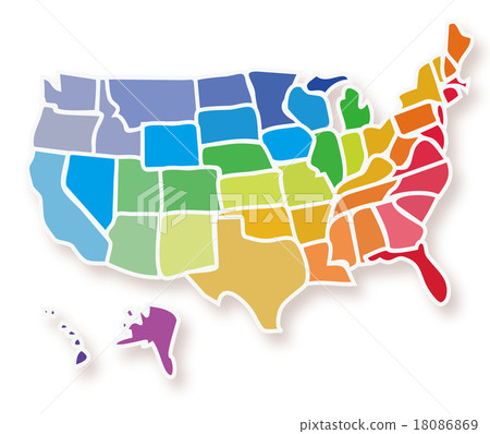 Map of the United States 18086869