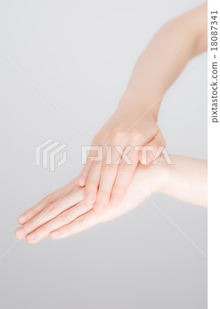 Female hand Female hand 18087341
