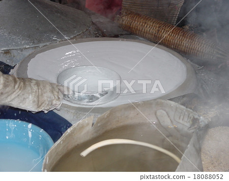 Rice paper production scenery (Mekong Delta / Vietnam) Rice paper production scenery (Mekong Delta / Vietnam) 18088052