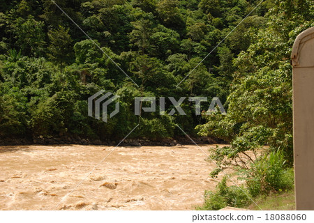 Rapid flow (Padas River / Borneo Island / East Malaysia) 18088060