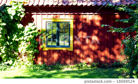 old house and window in museum old house and window in museum 18089524