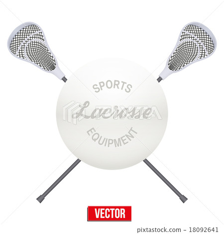 Lacrosse ball and sticks. 18092641