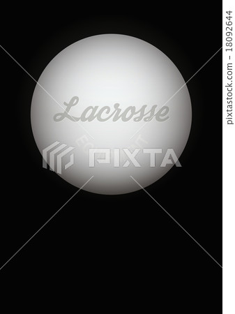 Dark Background of lacrosse ball. Dark Background of lacrosse ball. 18092644