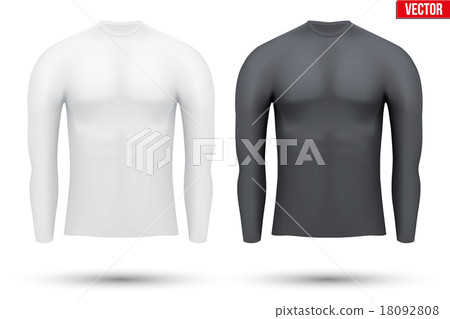 Under layer compression shirt with long sleeve 18092808
