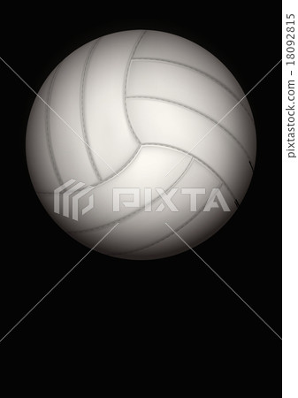 Dark Background of volleyball ball. Dark Background of volleyball ball. 18092815