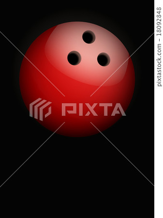 Dark Background of bowling ball.  18092848