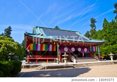 The auditorium of the Enryakuji east tower The auditorium of the Enryakuji east tower 18095073