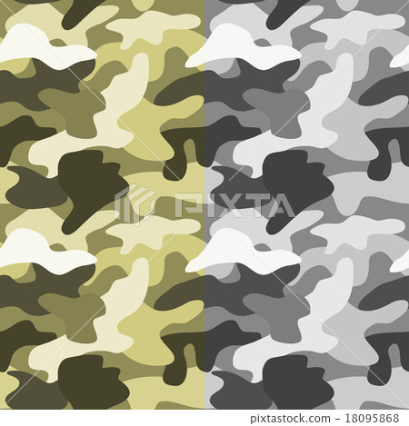 Seamless abstract khaki color pattern 18095868