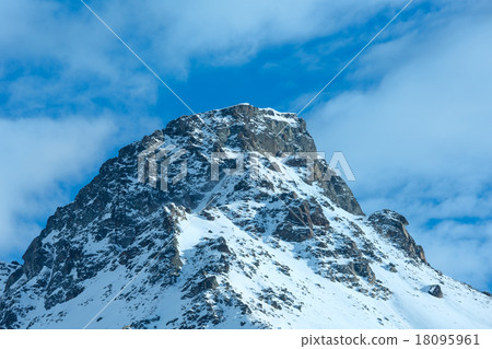 Winter mountain top view. 18095961