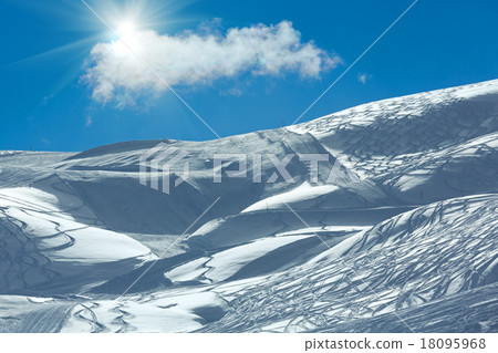 Silvretta Alps winter view (Austria). Silvretta Alps winter view (Austria). 18095968