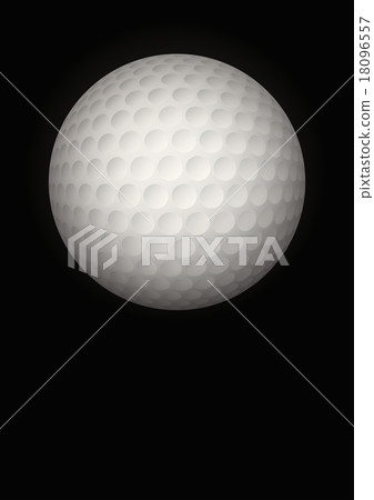 Dark Background of golf ball. Vector Illustration. 18096557