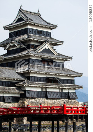 Beautiful medieval castle Matsumoto 18096883