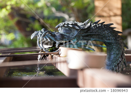 Japanese Temple Wash Hands Area 18096943