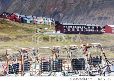 Beautiful scenic view of Longyearbyen  18097049