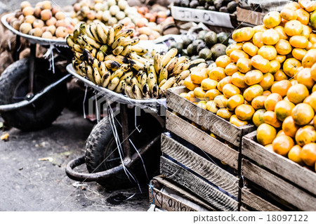 Colorful Vegetables and Fruits , marketplace Peru. 18097122