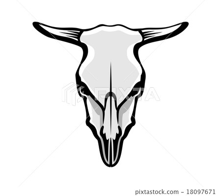 Skull of a Cow Emblem Skull of a Cow Emblem 18097671