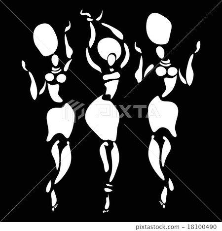 African silhouette set. 18100490