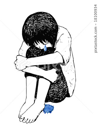Crying child 18100934