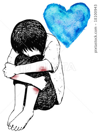 Image of child abuse Image of child abuse 18100943