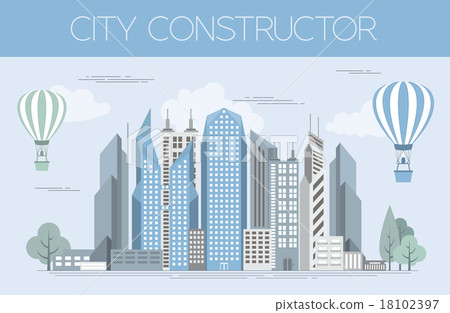 Great city map creator. House constructor 18102397