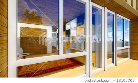 Modern office interior Modern office interior 18103705