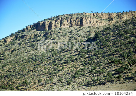 valley in africa morocco the atlas dry valley in africa morocco the atlas dry 18104284