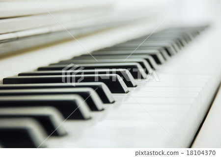 Close-up of Piano Keyboard centred 18104370
